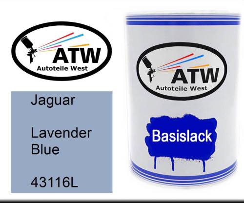 Jaguar, Lavender Blue, 43116L: 500ml Lackdose, von ATW Autoteile West.